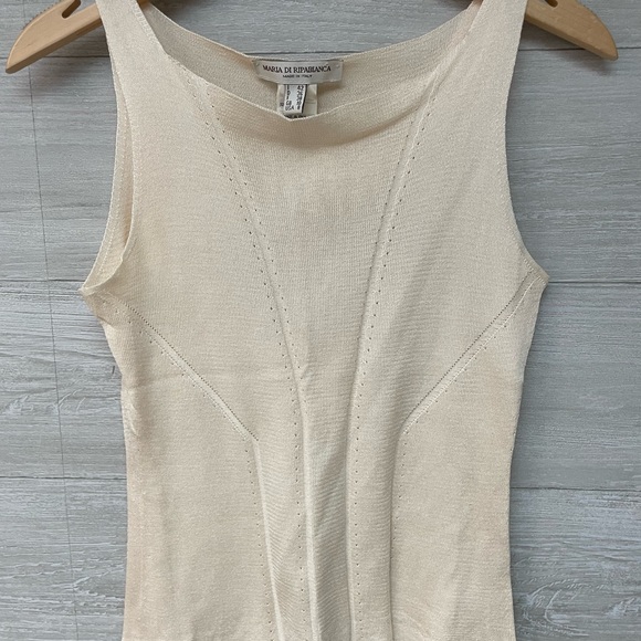Maria De Ripabianca Tops - | Maria De Ripabianca | 100% silk tank top. Size 8.